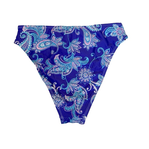 CUPSHE Serenity of Blue Bikini Bralette Size S & Colorblock Bottoms Size M Set - Picture 11 of 14